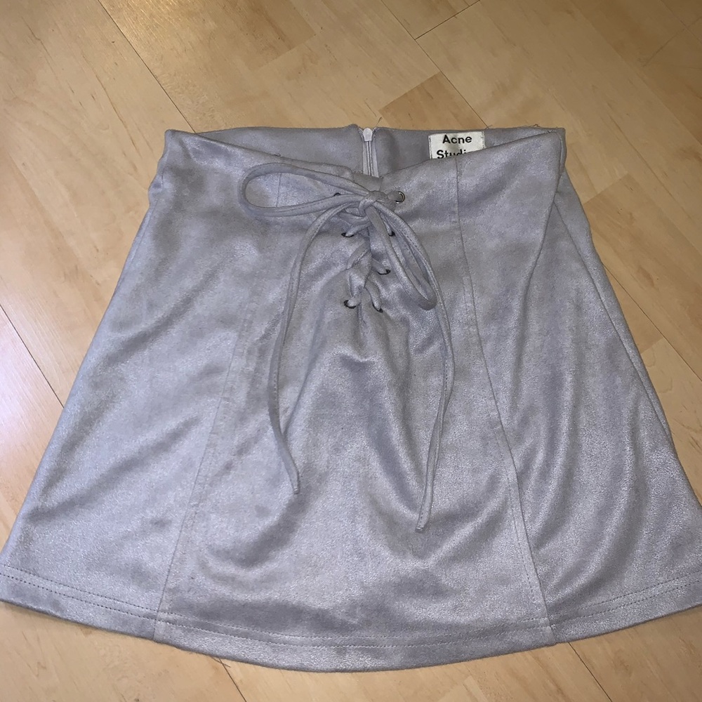 Acne Studios suede skirt